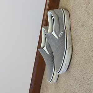 Gray Suede Vans size 8 women's